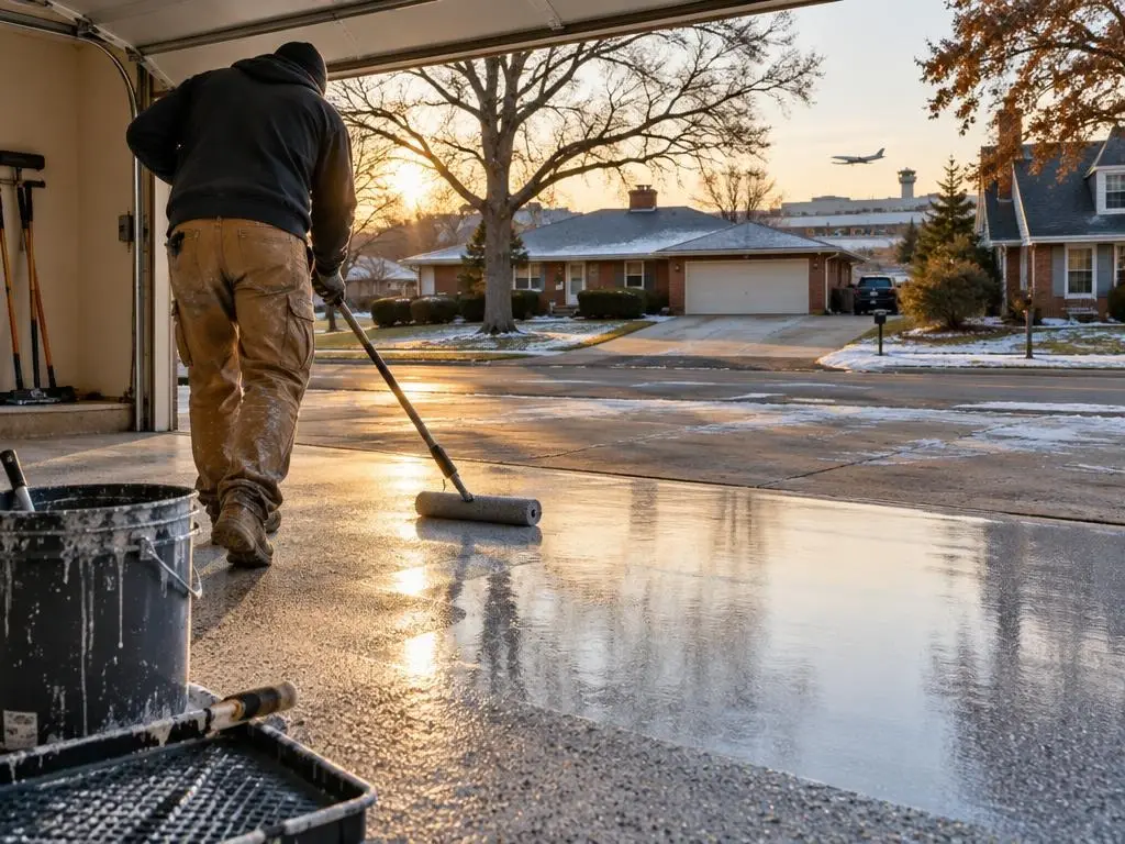 Polyaspartic Floor Coating in Des Plaines, IL
